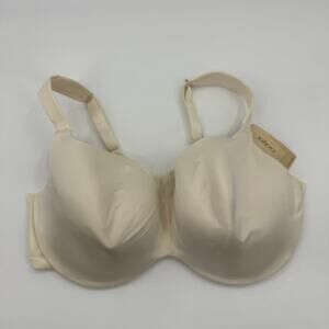 New CACIQUE Bra Adjustable Lightly Lined Underwire 44DD Cushioned Balconette